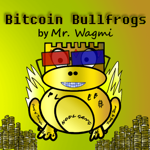 Bitcoin Bullfrogs by Mr Wagmi