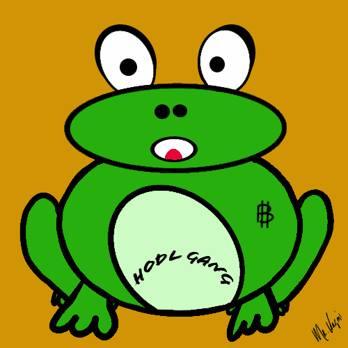 Bitcoin Bullfrogs by Mr Wagmi #1532