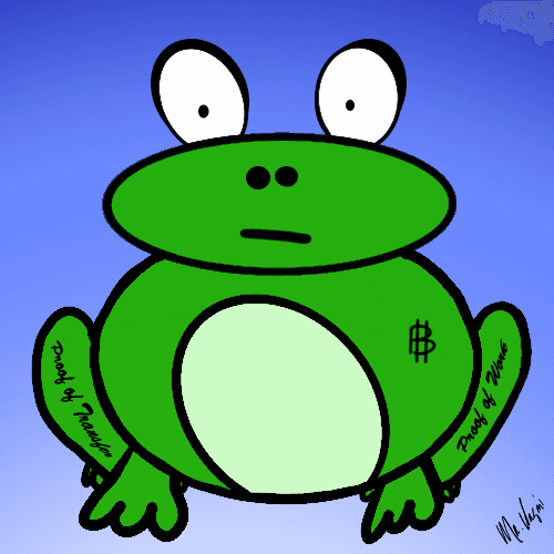 Bitcoin Bullfrogs by Mr Wagmi #569