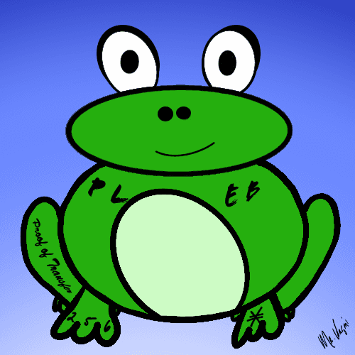 Bitcoin Bullfrogs by Mr Wagmi #717